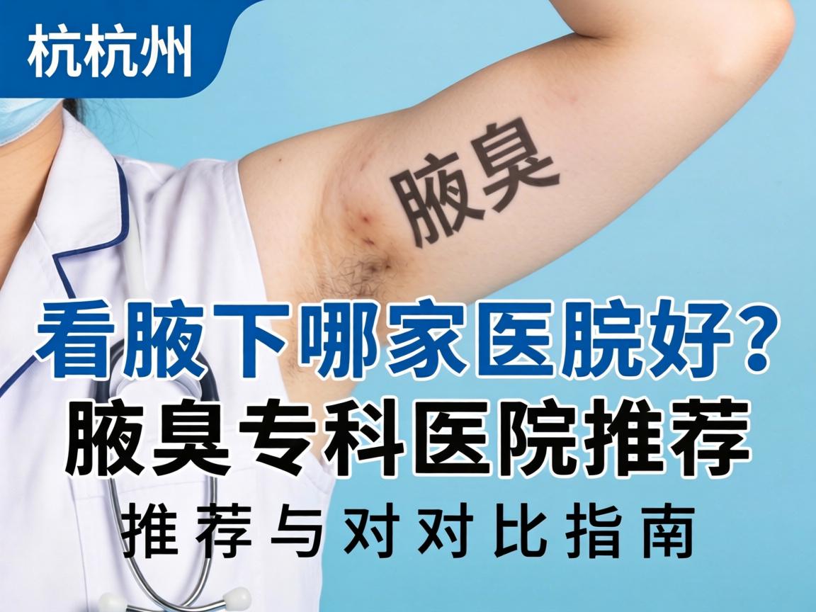 杭州看腋下哪家医院好？腋臭专科医院推荐与对比指南