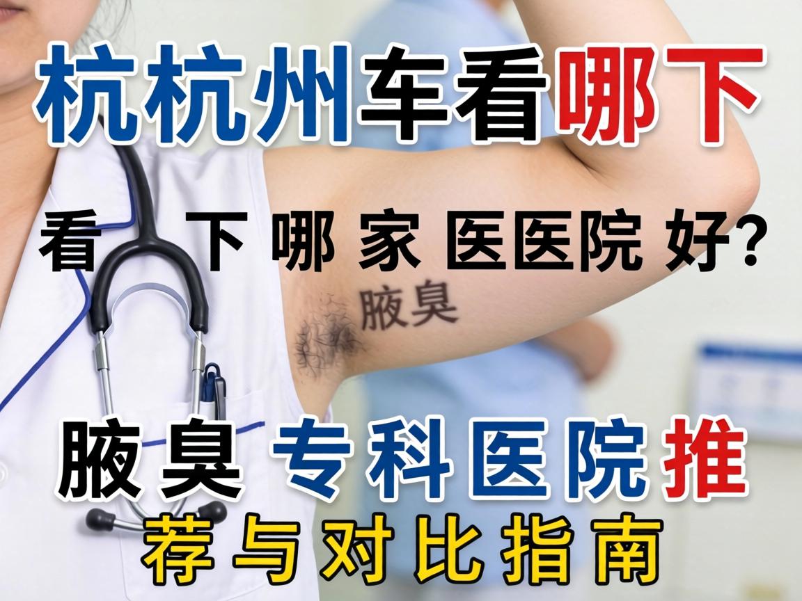 杭州看腋下哪家医院好？腋臭专科医院推荐与对比指南