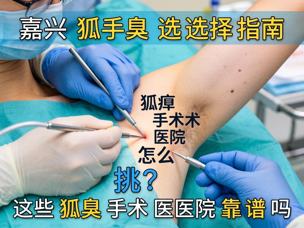 嘉兴狐臭手术医院选择指南，狐臭手术医院怎么挑？这些狐臭手术医院靠谱吗？