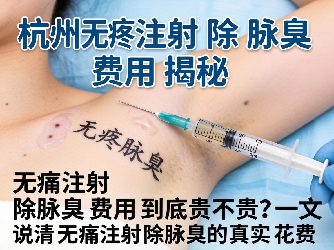 杭州无痛注射除腋臭费用揭秘,无痛注射除腋臭费用到底贵不贵?一文说清无痛注射除腋臭的真实花费 杭州无痛注射除腋臭费用揭秘,无痛注射除腋臭费用到底贵不贵?一文说清无痛注射除腋臭的真实花费