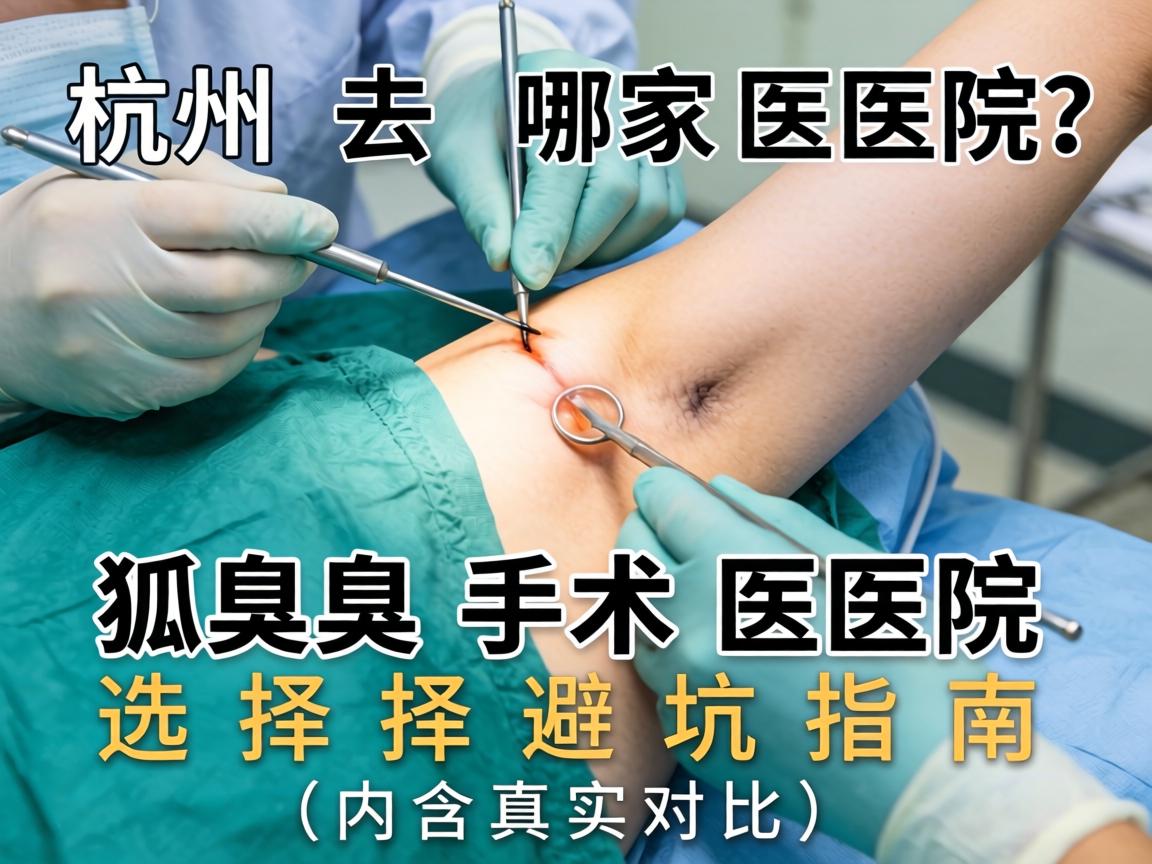 杭州狐臭手术去哪家医院？狐臭手术医院选择避坑指南（内含真实对比）