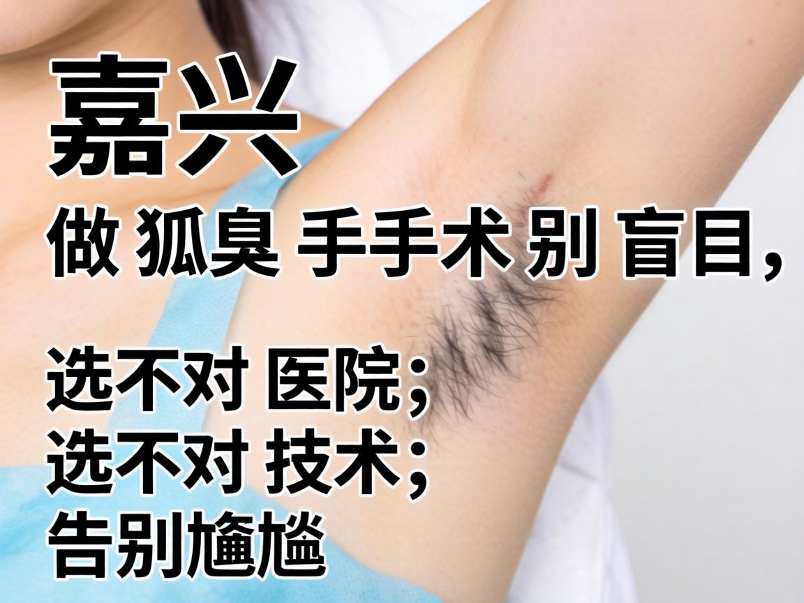 嘉兴做狐臭手术别盲目，选对医院，选对技术，告别尴尬
