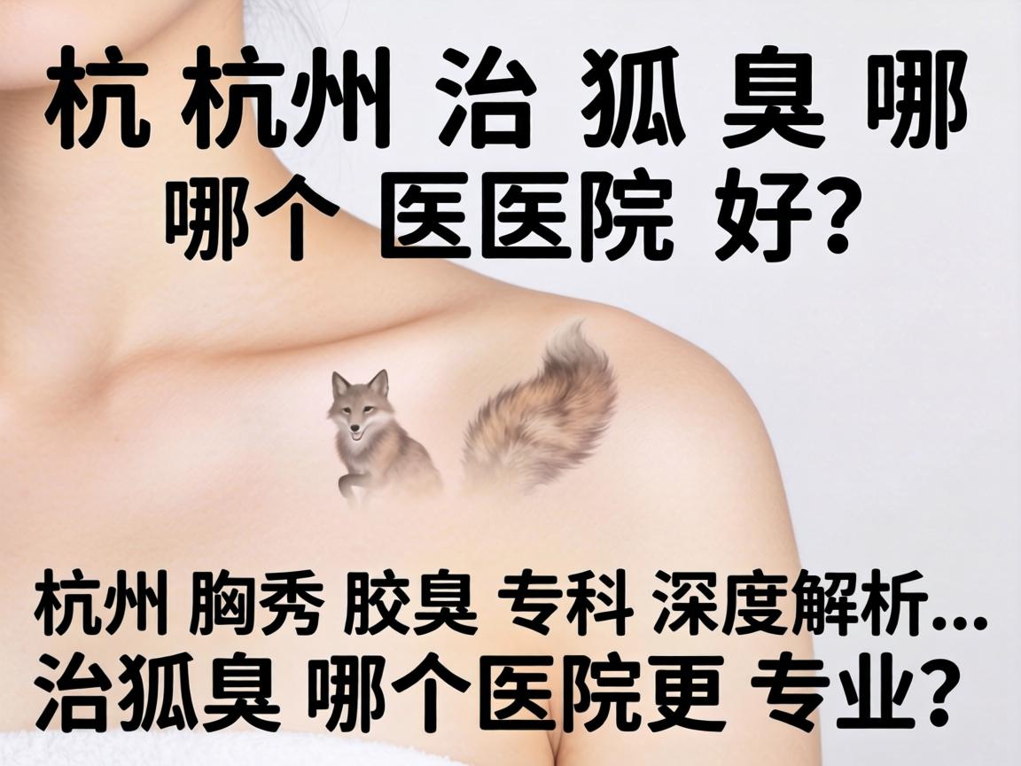 杭州治狐臭哪个医院好？杭州腋秀腋臭专科深度解析，治狐臭哪个医院更专业？