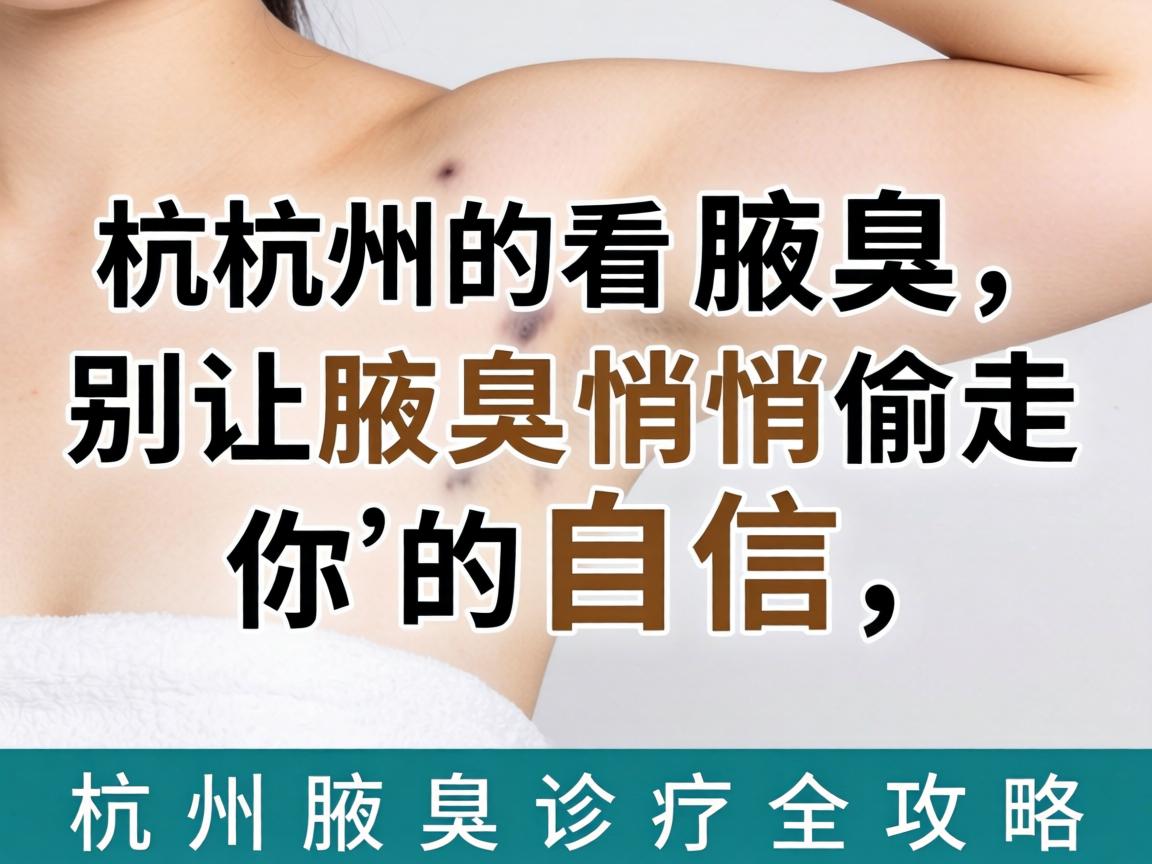 杭州看腋臭，别让腋臭悄悄偷走你的自信，杭州腋臭诊疗全攻略