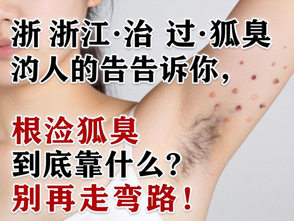 在浙江治过狐臭的人告诉你，根治狐臭到底靠什么？别再走弯路！
