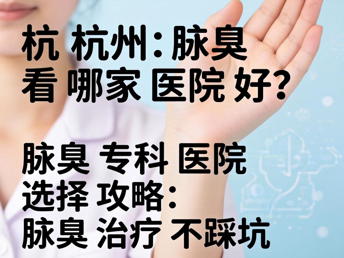 杭州腋臭看哪家医院好？腋臭专科医院选择攻略，腋臭治疗不踩坑