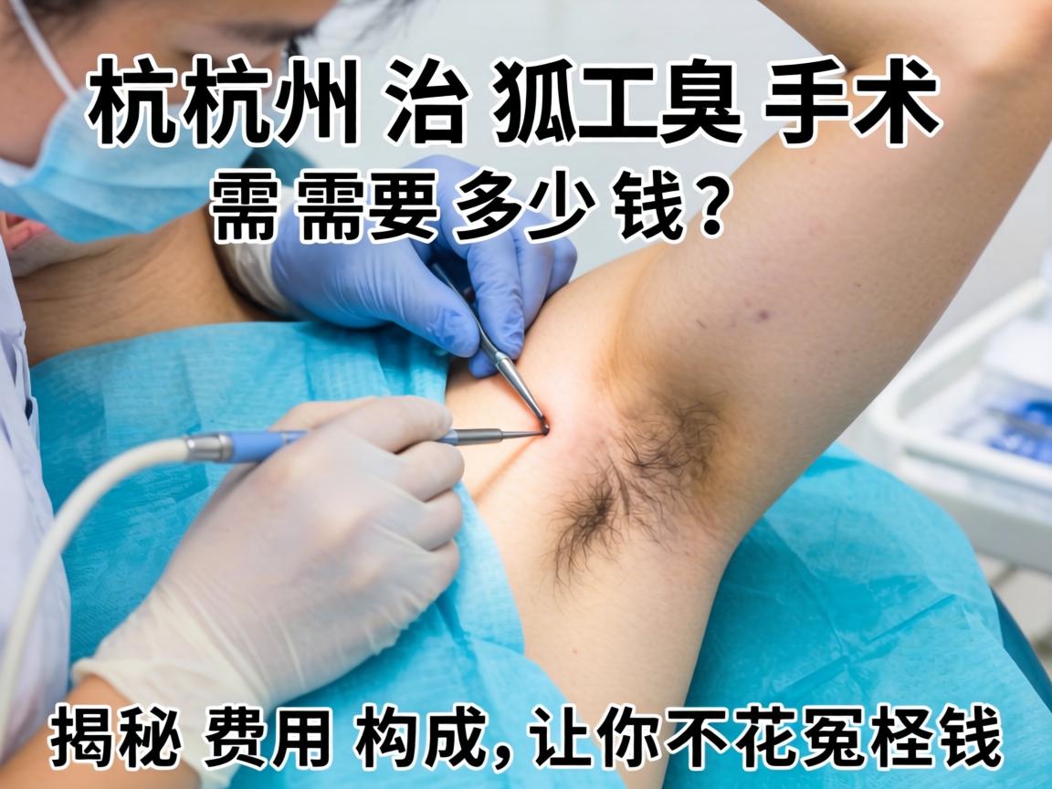 杭州治狐臭手术需要多少钱？揭秘费用构成，让你不花冤枉钱
