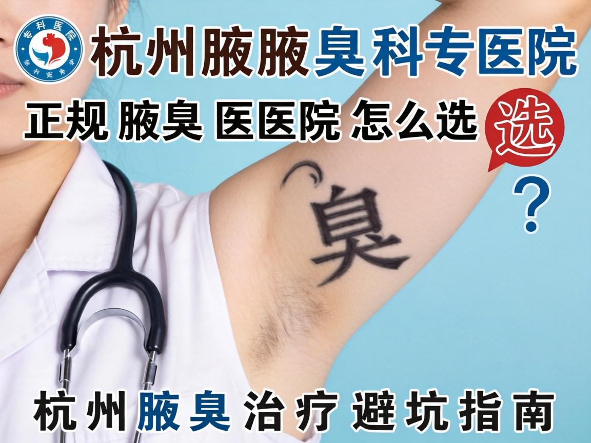 杭州腋臭专科医院,正规腋臭医院怎么选?杭州腋臭治疗避坑指南 杭州腋臭专科医院,正规腋臭医院怎么选?杭州腋臭治疗避坑指南