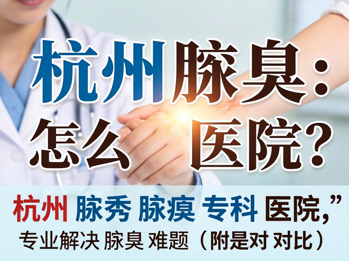 杭州腋臭医院怎么选？杭州腋秀腋臭专科医院，专业解决腋臭难题（附对比）