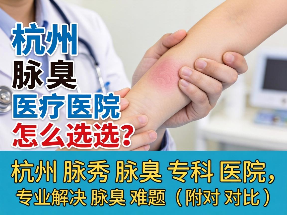 杭州腋臭医院怎么选？杭州腋秀腋臭专科医院，专业解决腋臭难题（附对比）