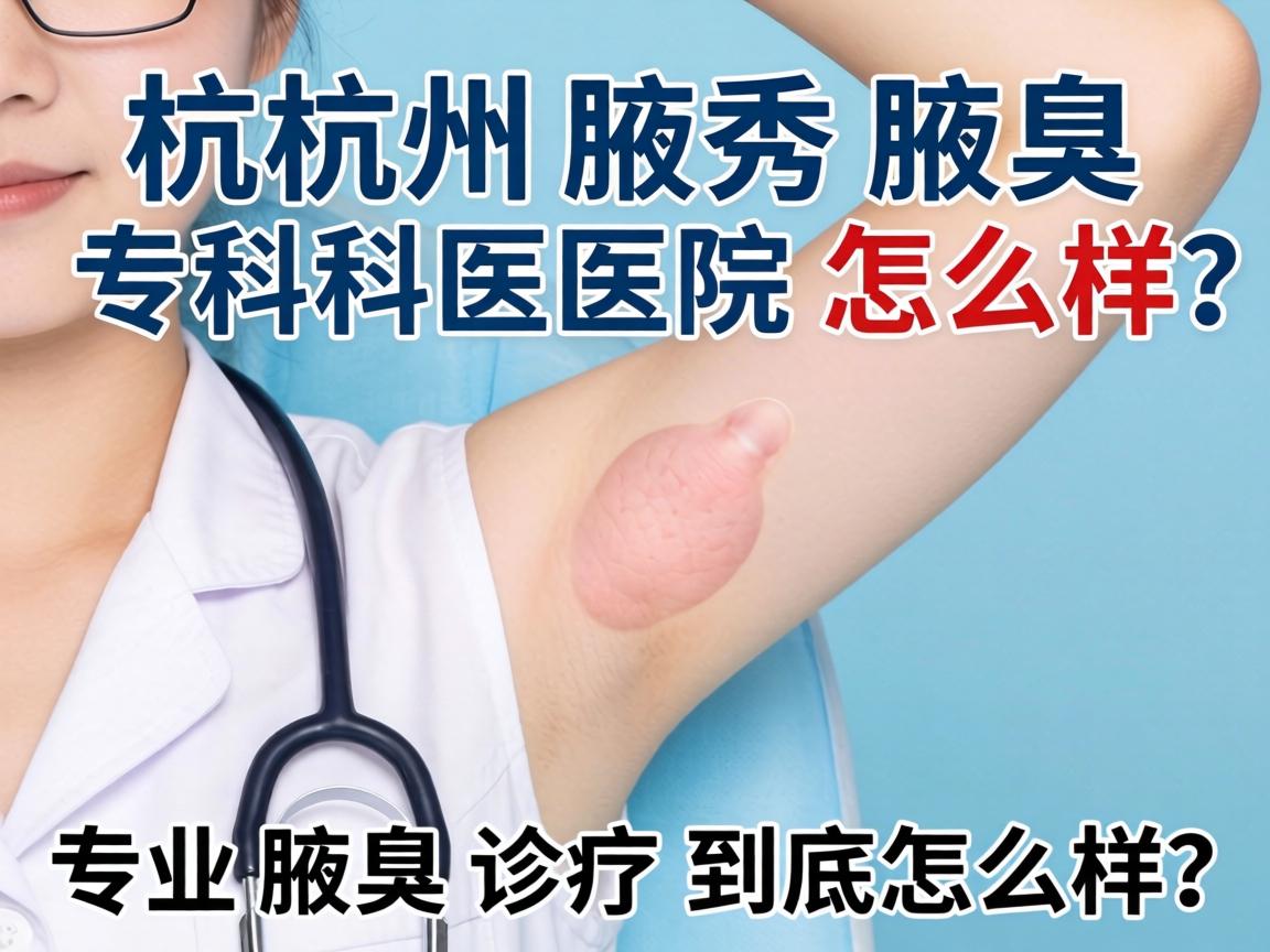 杭州腋秀腋臭专科医院怎么样？专业腋臭诊疗到底怎么样？