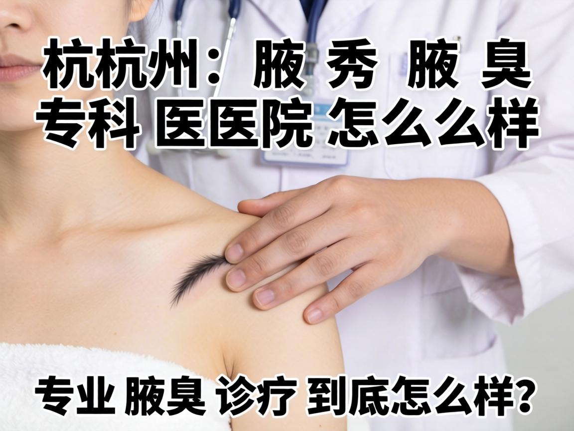 杭州腋秀腋臭专科医院怎么样？专业腋臭诊疗到底怎么样？