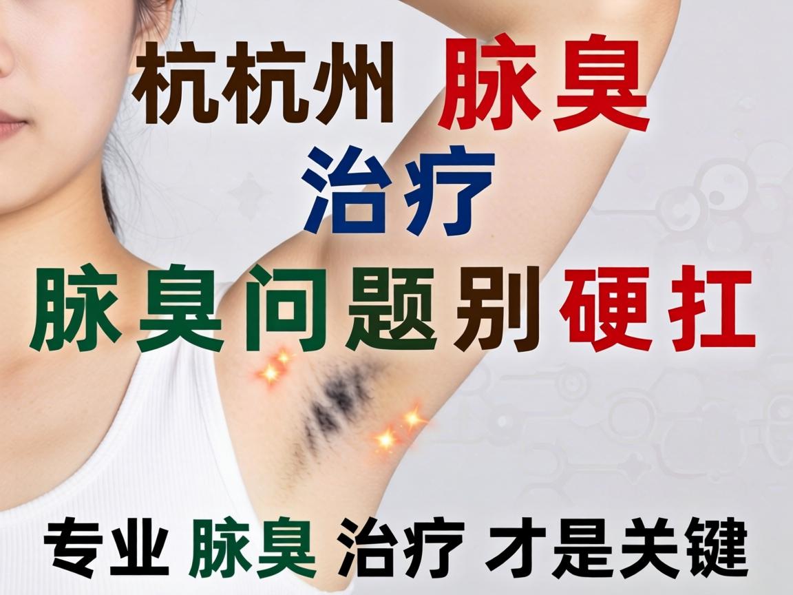 杭州腋臭治疗，腋臭问题别硬扛，专业腋臭治疗才是关键