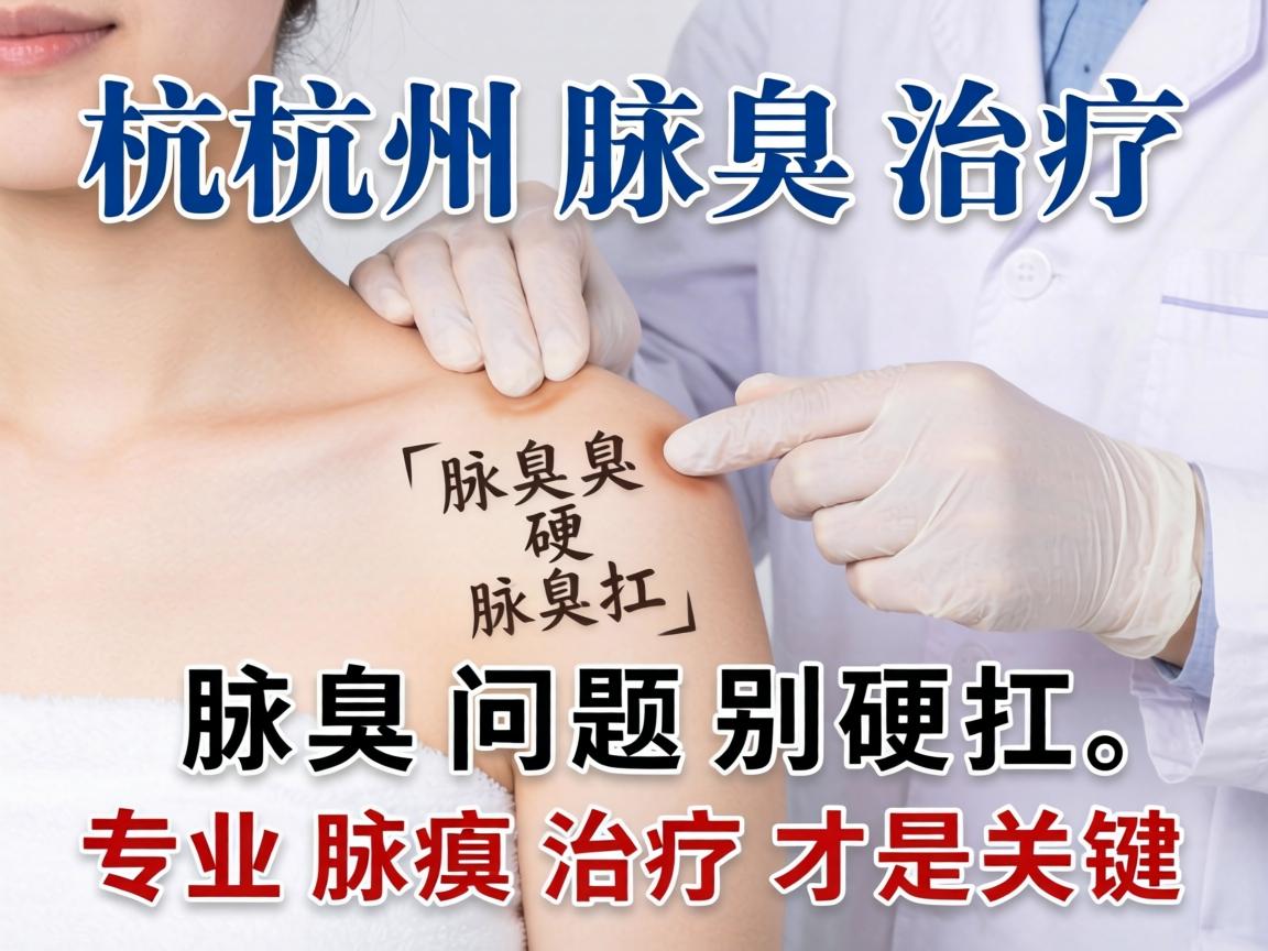 杭州腋臭治疗，腋臭问题别硬扛，专业腋臭治疗才是关键