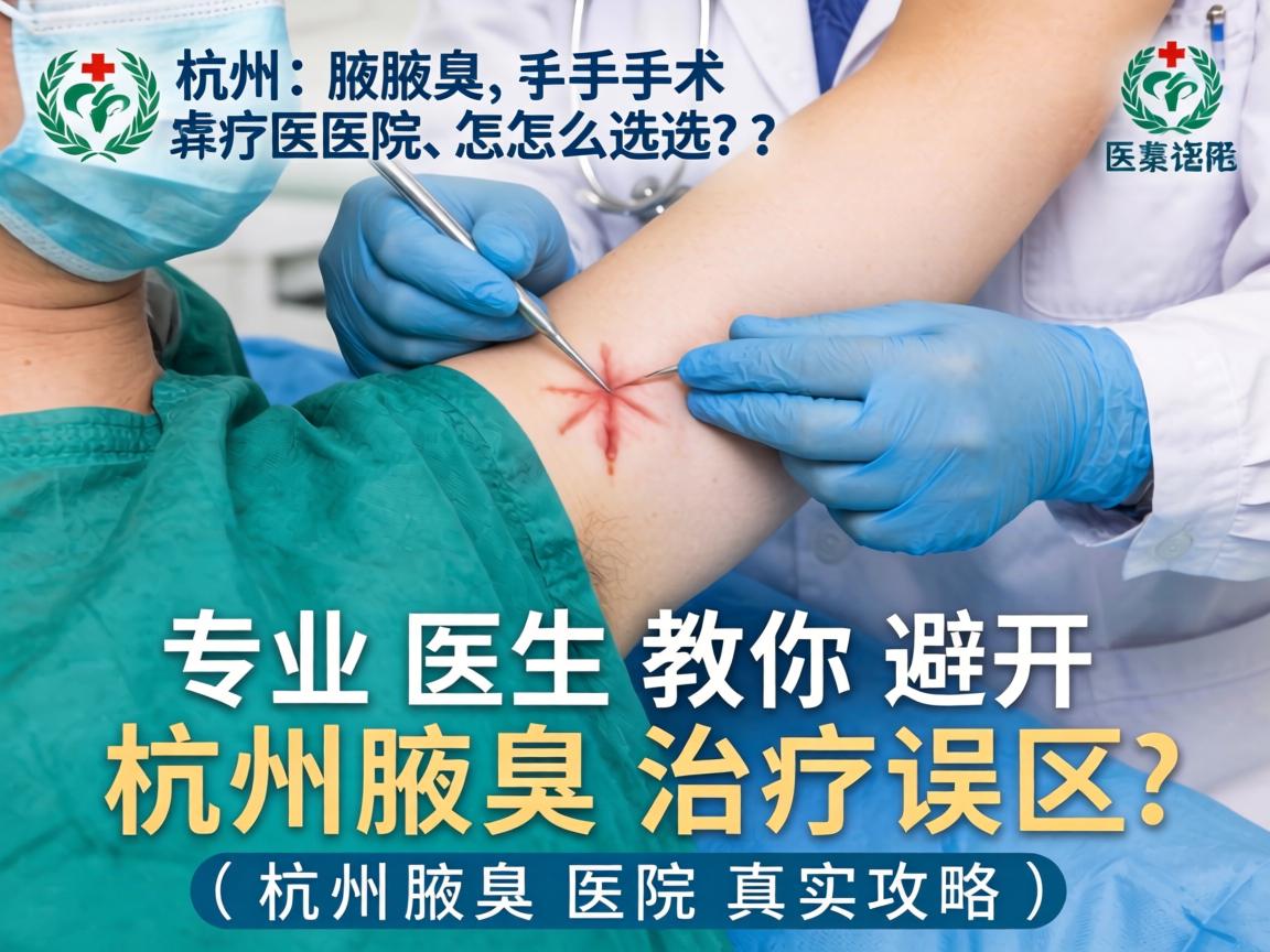 杭州腋臭手术医院怎么选？专业医生教你避开杭州腋臭治疗误区（杭州腋臭医院真实攻略）