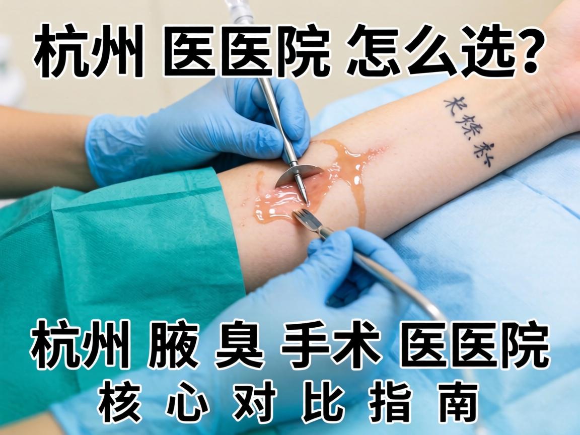 杭州腋臭手术医院怎么选？杭州腋臭手术医院核心对比指南