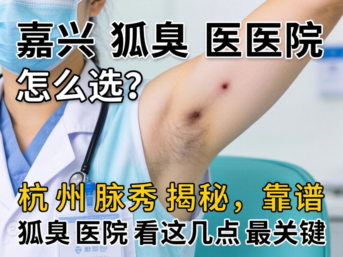 嘉兴狐臭医院怎么选？杭州腋秀揭秘，靠谱狐臭医院看这几点最关键