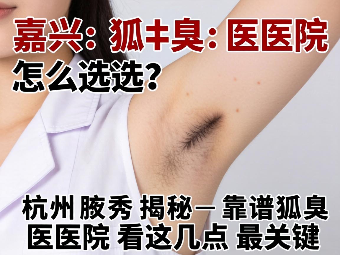 嘉兴狐臭医院怎么选？杭州腋秀揭秘，靠谱狐臭医院看这几点最关键