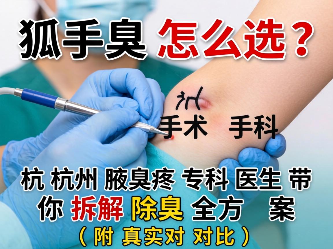 狐臭手术怎么选？杭州腋臭专科医生带你拆解除臭全方案（附真实对比）
