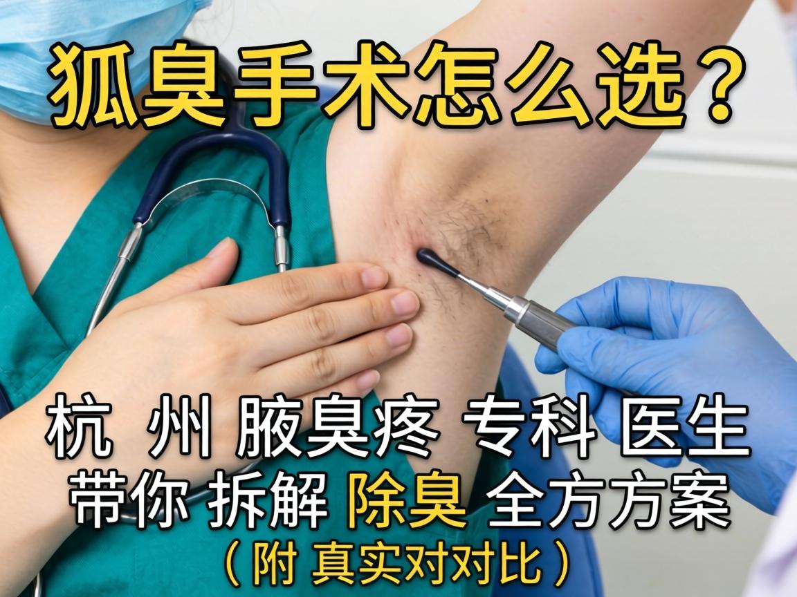 狐臭手术怎么选？杭州腋臭专科医生带你拆解除臭全方案（附真实对比）