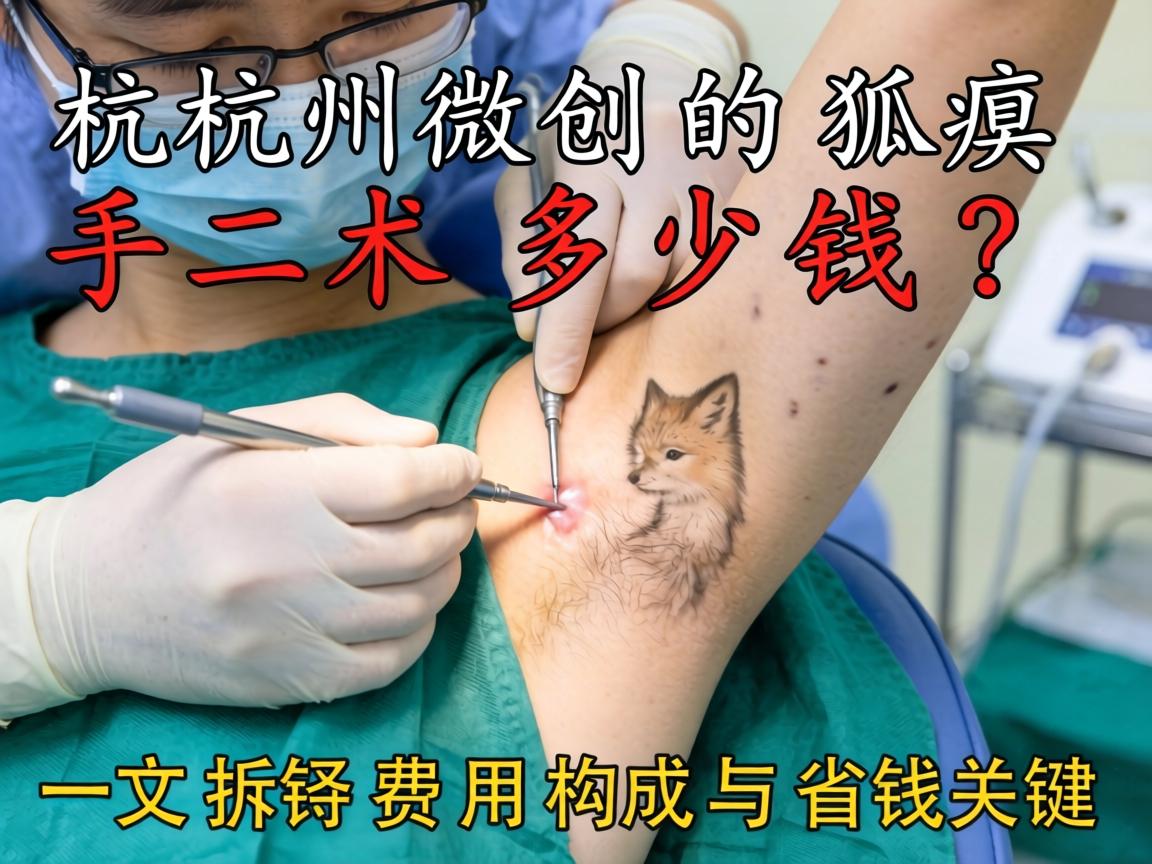 杭州微创狐臭手术多少钱？一文拆解费用构成与省钱关键