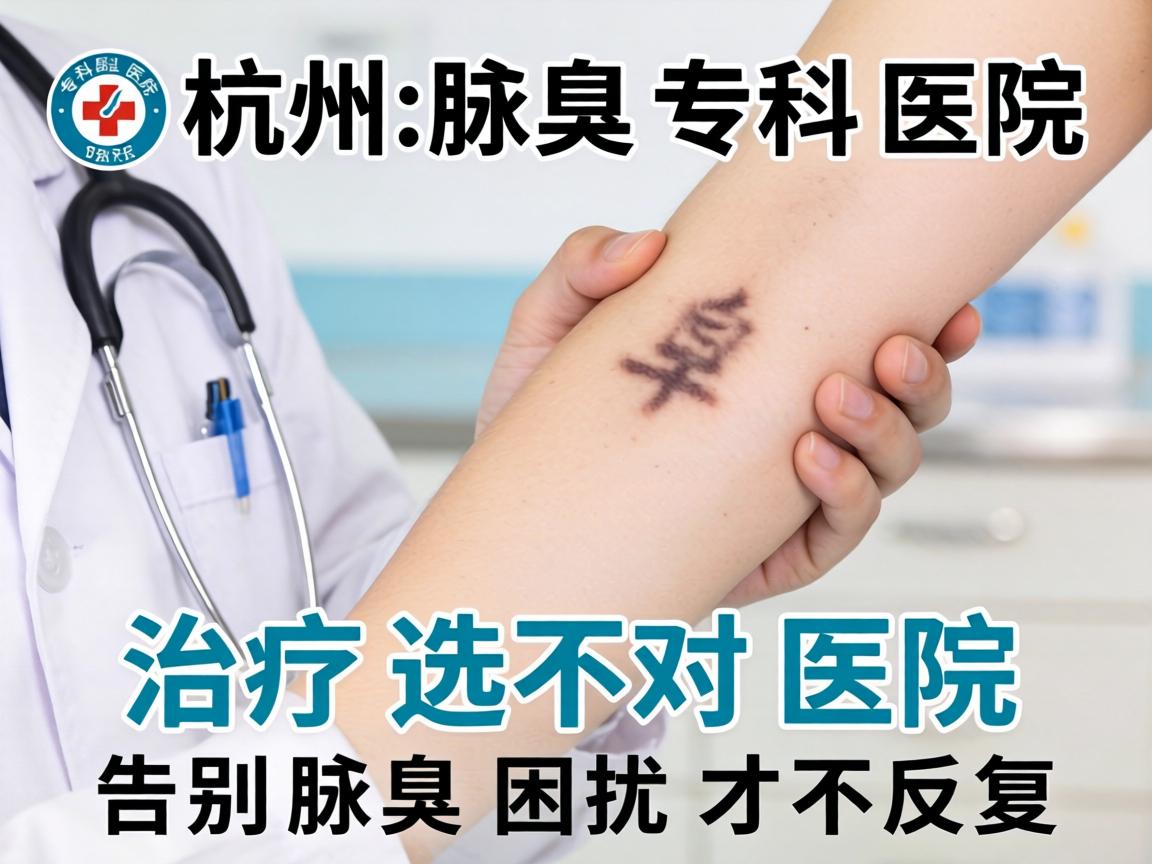 杭州腋臭专科医院，腋臭治疗选对医院，告别腋臭困扰才不反复