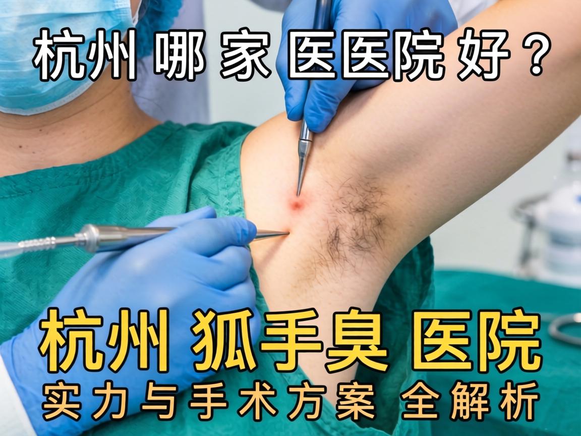 杭州狐臭手术哪家医院好？杭州狐臭医院实力与手术方案全解析