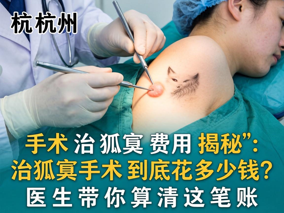 杭州手术治狐臭费用揭秘，治狐臭手术到底花多少钱？医生带你算清这笔账