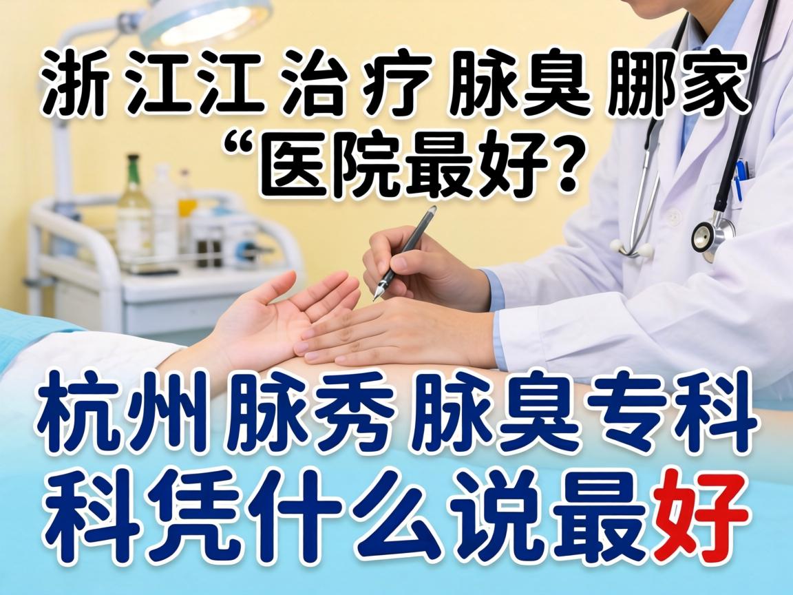 浙江治疗腋臭哪家医院最好？杭州腋秀腋臭专科凭什么说最好？