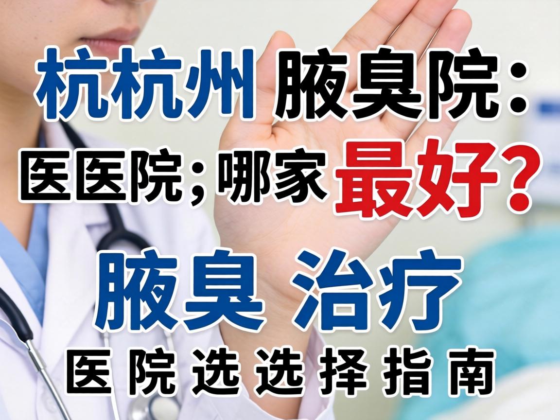 杭州腋臭医院哪家最好?腋臭治疗医院选择指南 杭州腋臭医院哪家最好?腋臭治疗医院选择指南