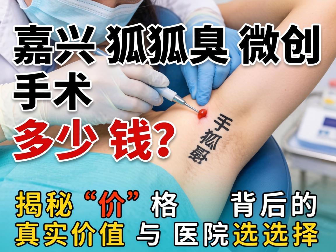 嘉兴狐臭微创手术多少钱？揭秘价格背后的真实价值与医院选择