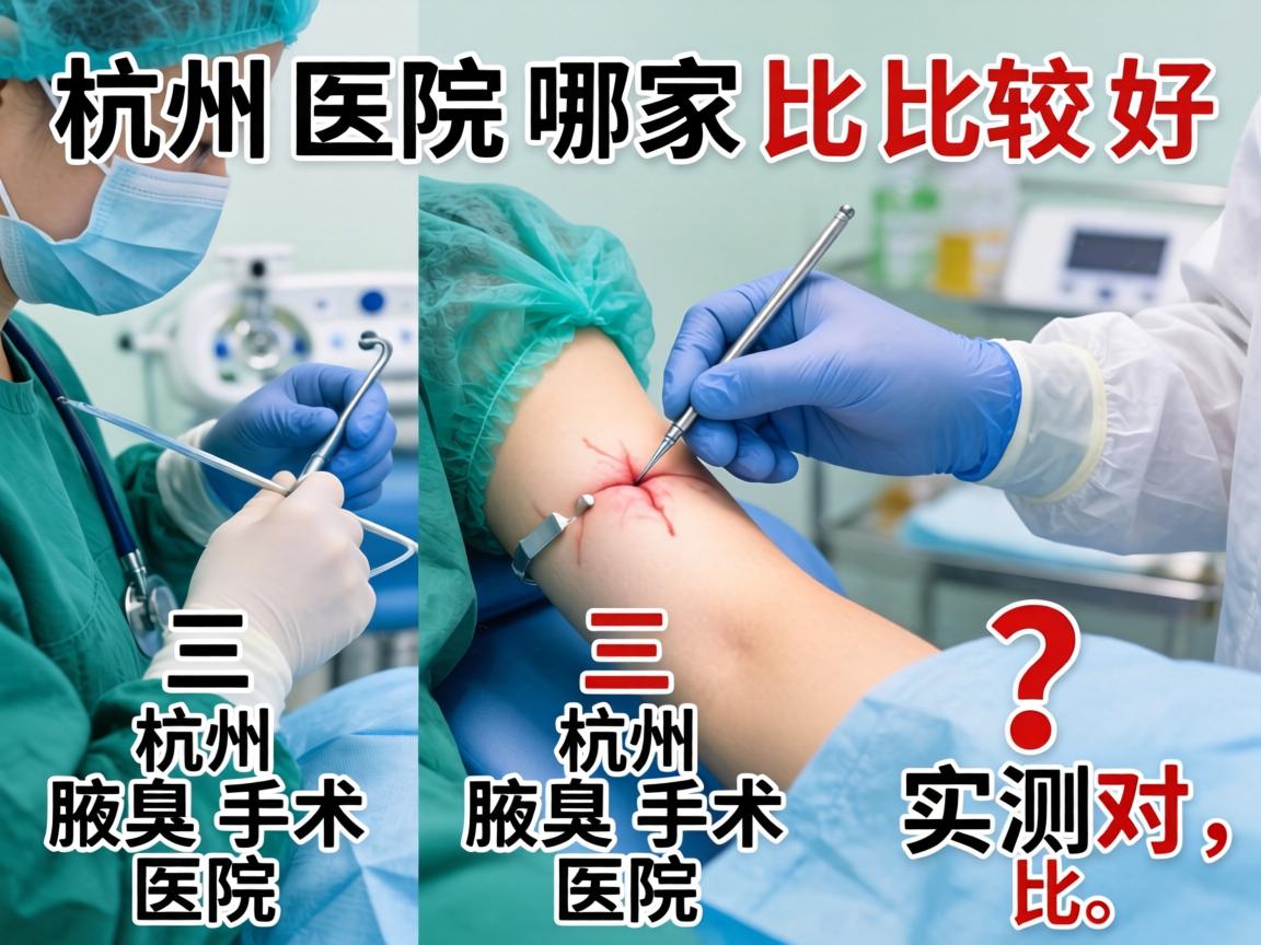 杭州腋臭手术医院哪家比较好？三家杭州腋臭手术医院实测对比