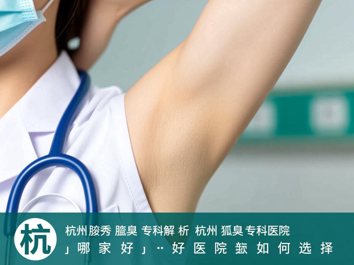 杭州腋秀腋臭专科解析，杭州狐臭专科医院哪家好，好医院如何选择