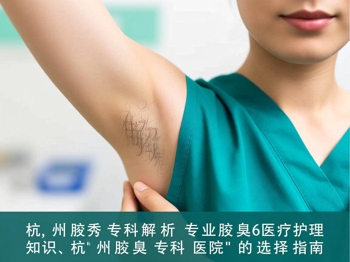 杭州腋秀专科解析，专业腋臭医疗护理知识，杭州腋臭专科医院的选择指南