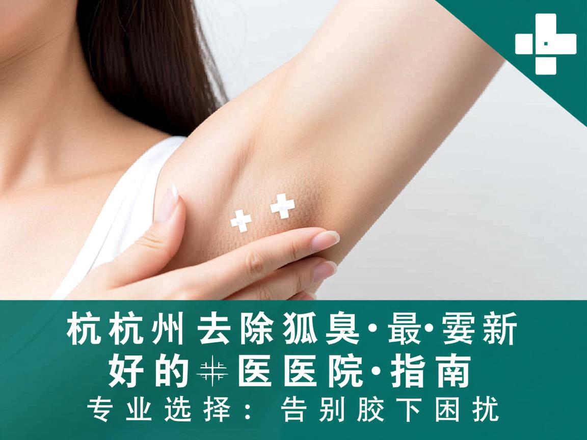 杭州去除狐臭最好的医院指南，专业选择，告别腋下困扰