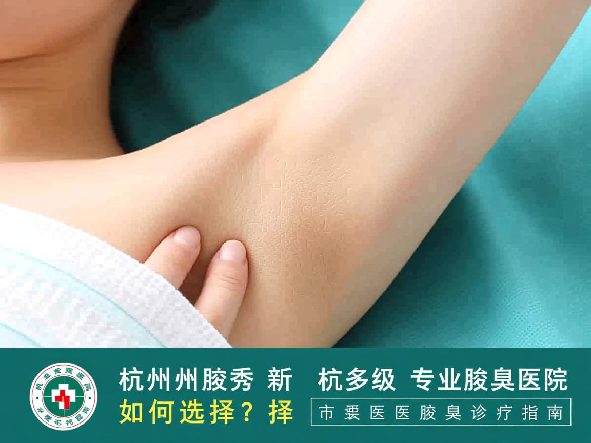 杭州腋秀解析，杭州专业腋臭医院如何选择？市级医院腋臭诊疗指南