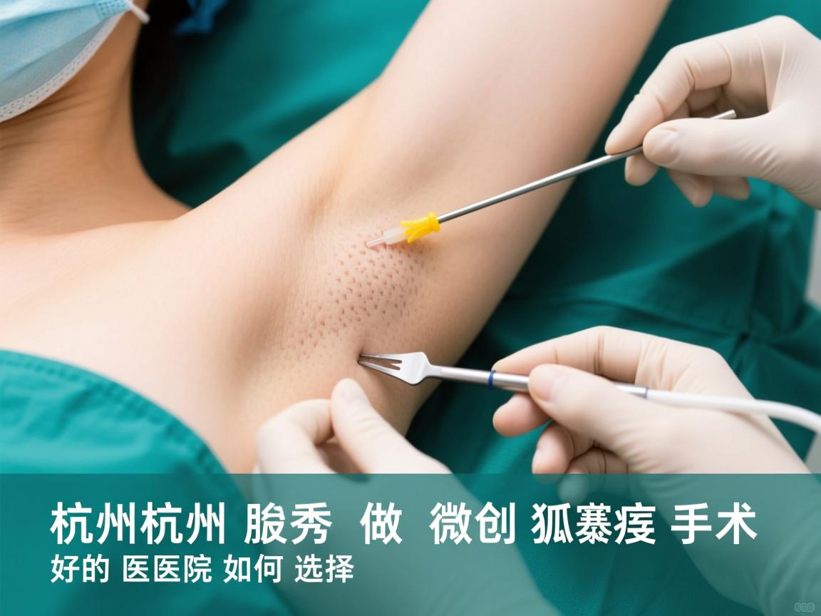 杭州腋秀解析，杭州做微创狐臭手术好的医院如何选择