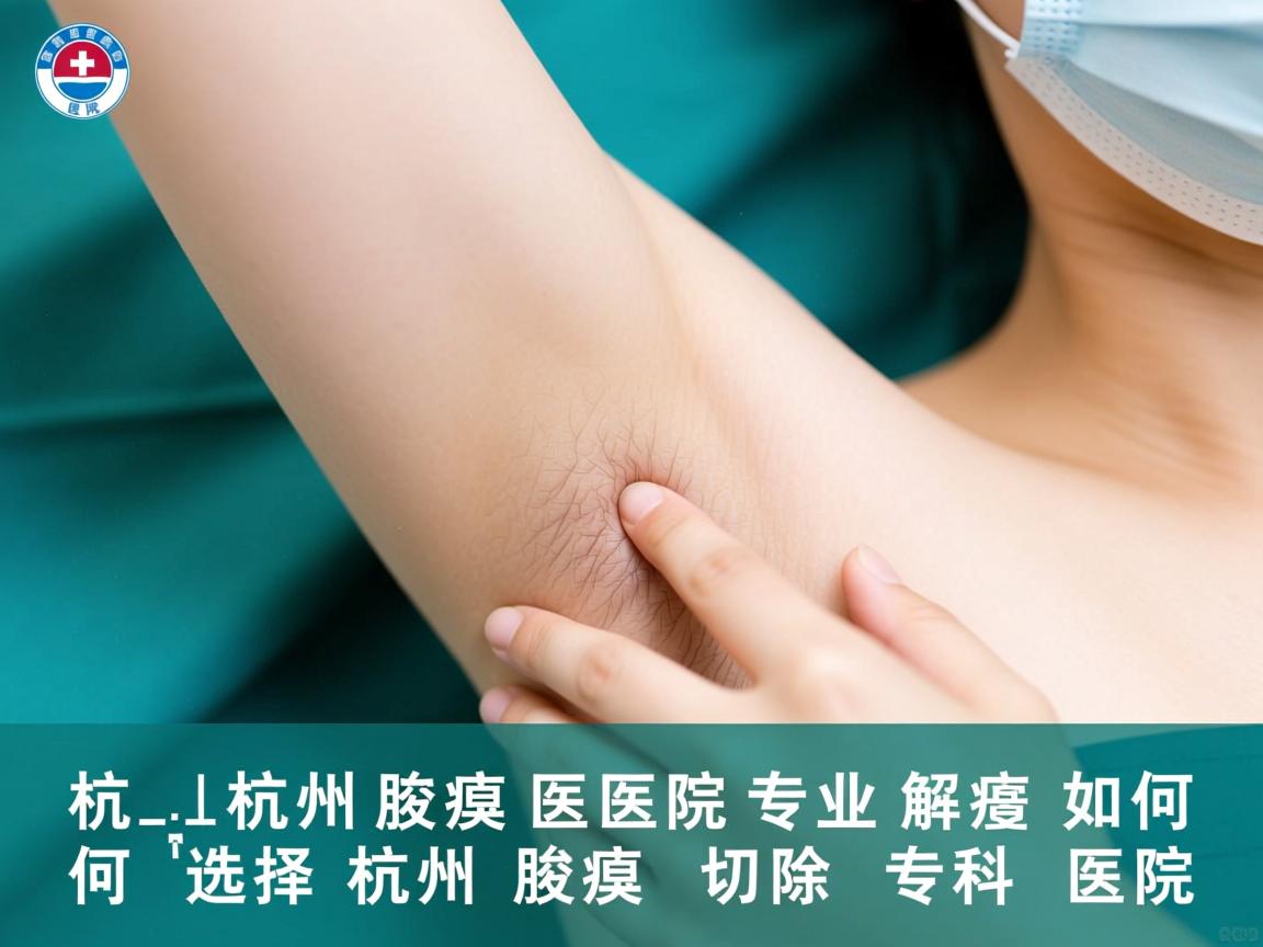 杭州腋臭医院专业解析，如何选择杭州腋臭切除专科医院