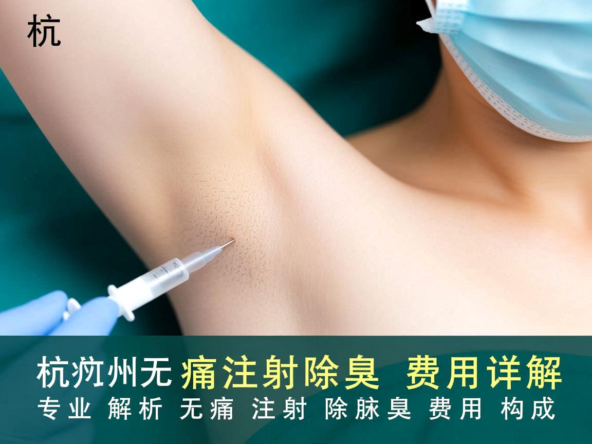 杭州无痛注射除腋臭费用详解，专业解析无痛注射除腋臭费用构成