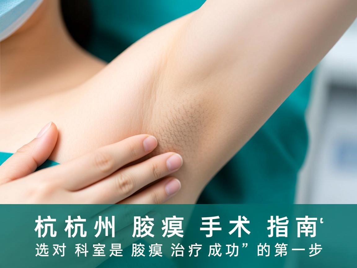 杭州腋臭手术指南,选对科室是腋臭治疗成功的第一步 杭州腋臭手术指南,选对科室是腋臭治疗成功的第一步
