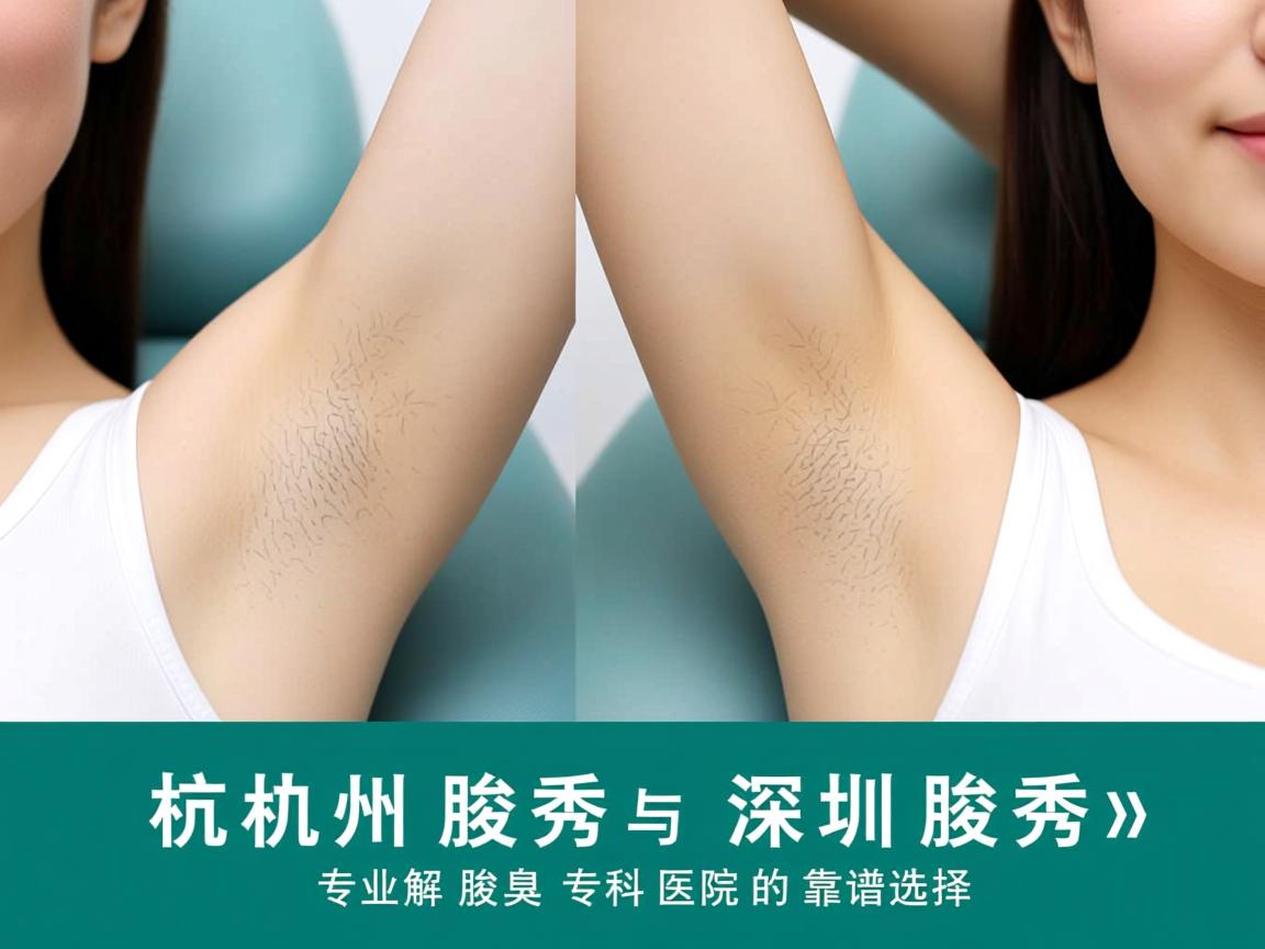 杭州腋秀与深圳腋秀，专业解析腋臭专科医院的靠谱选择