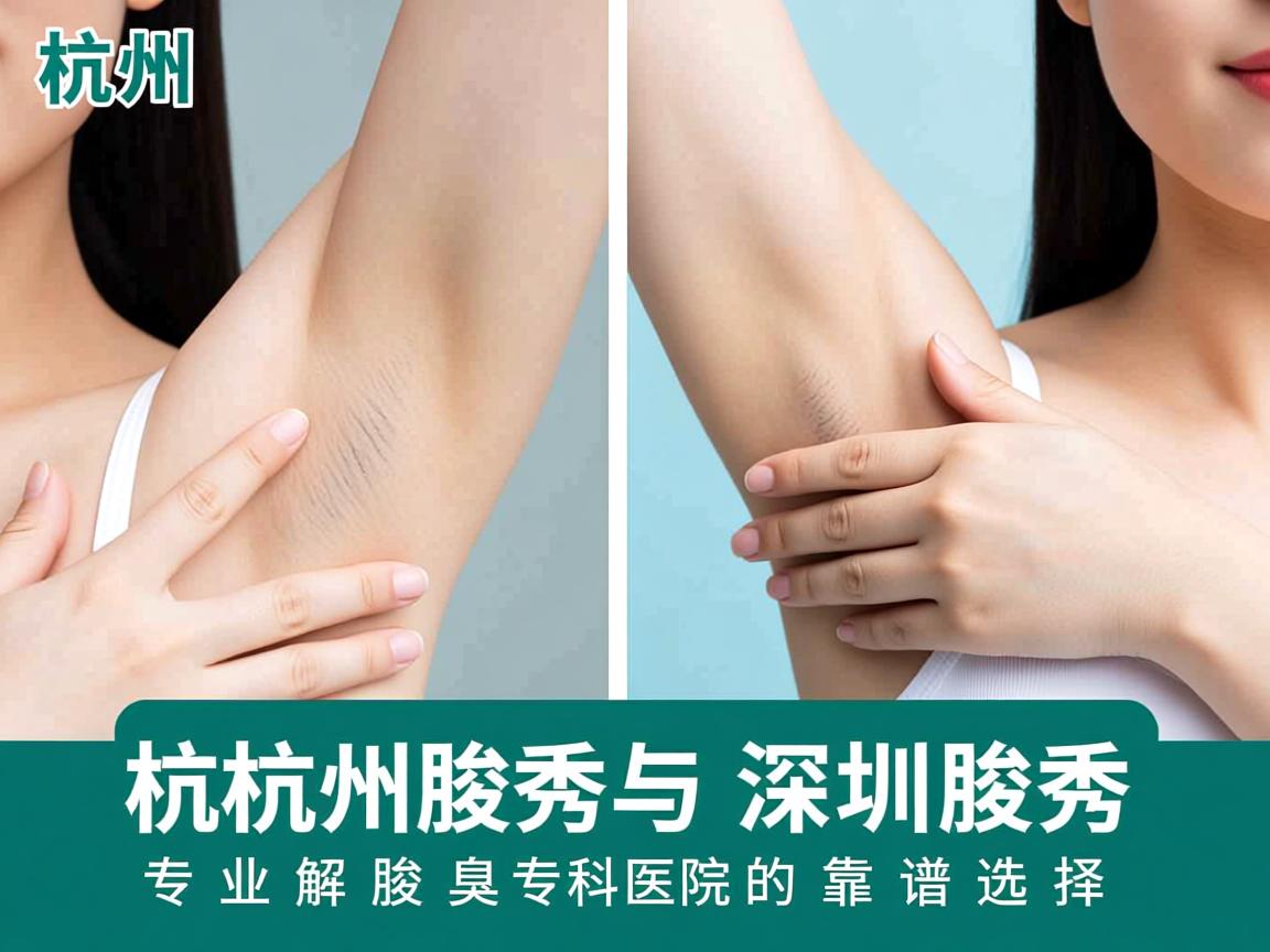 杭州腋秀与深圳腋秀，专业解析腋臭专科医院的靠谱选择