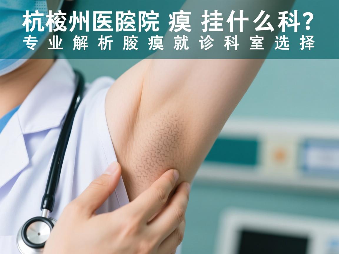 杭州医院腋臭挂什么科?专业解析腋臭就诊科室选择 杭州医院腋臭挂什么科?专业解析腋臭就诊科室选择