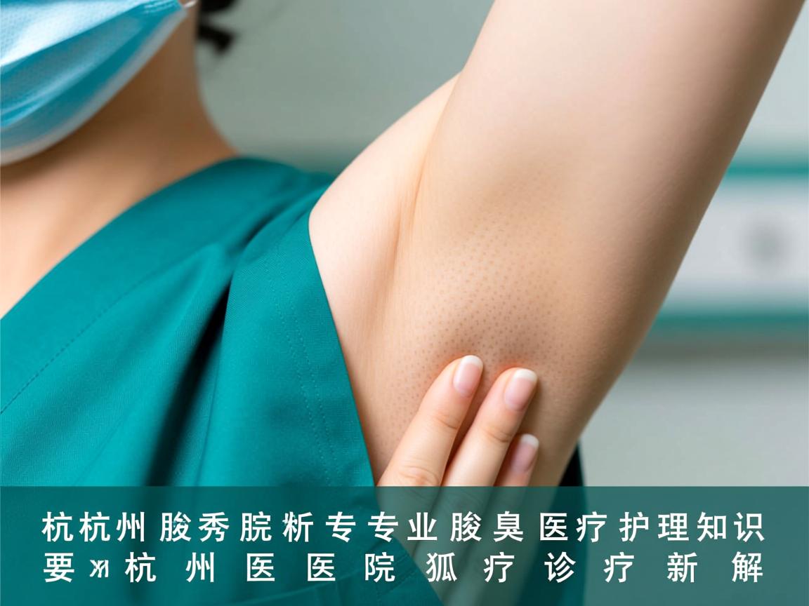 杭州腋秀解析，专业腋臭医疗护理知识，杭州医院狐臭诊疗新解