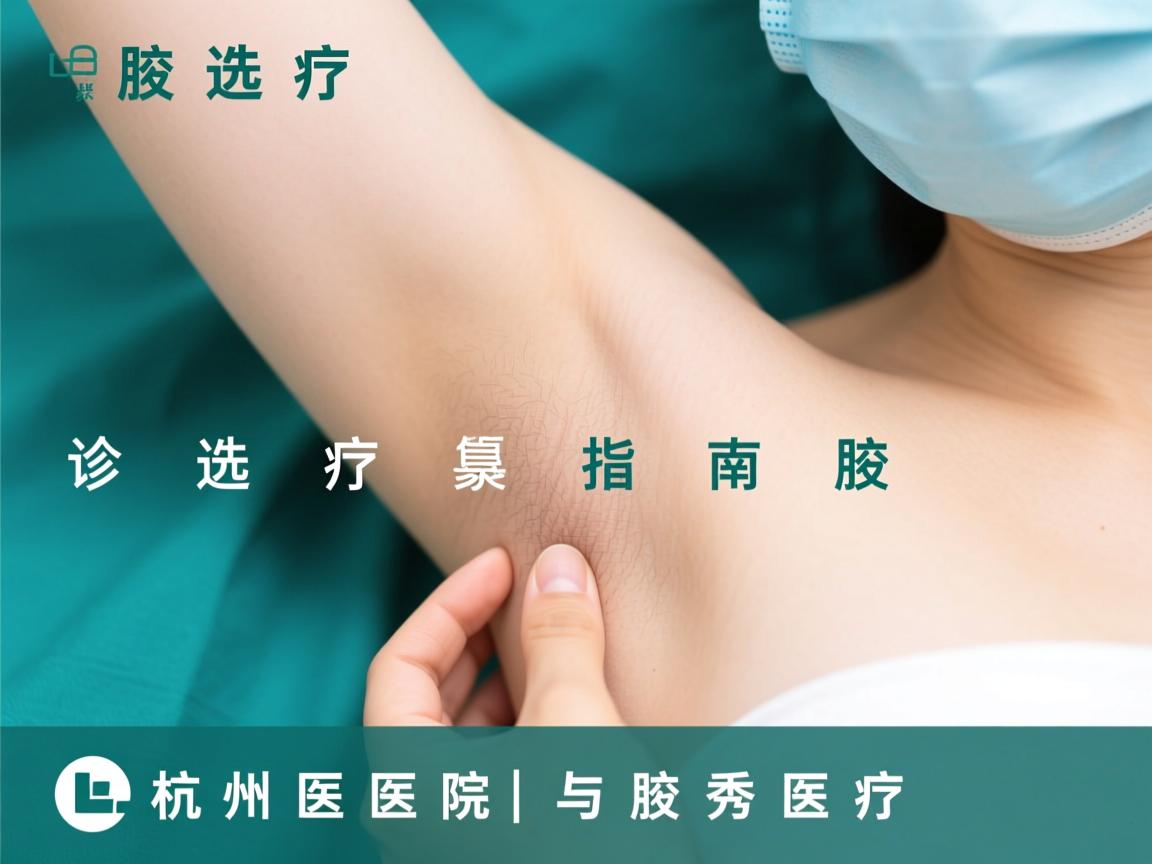 腋臭诊疗选择指南,聚焦杭州腋臭专科医院与腋秀医疗 腋臭诊疗选择指南,聚焦杭州腋臭专科医院与腋秀医疗