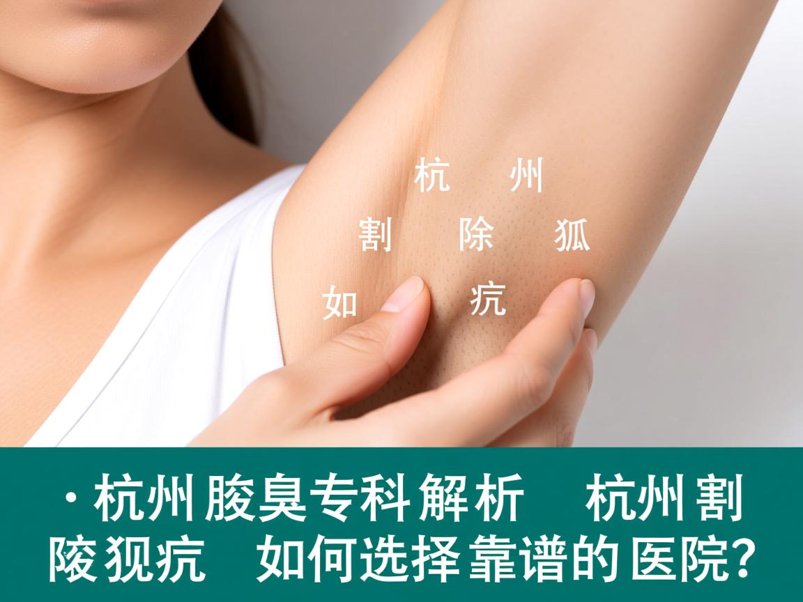 杭州腋臭专科解析,杭州割除狐臭,如何选择靠谱的医院? 杭州腋臭专科解析,杭州割除狐臭,如何选择靠谱的医院?