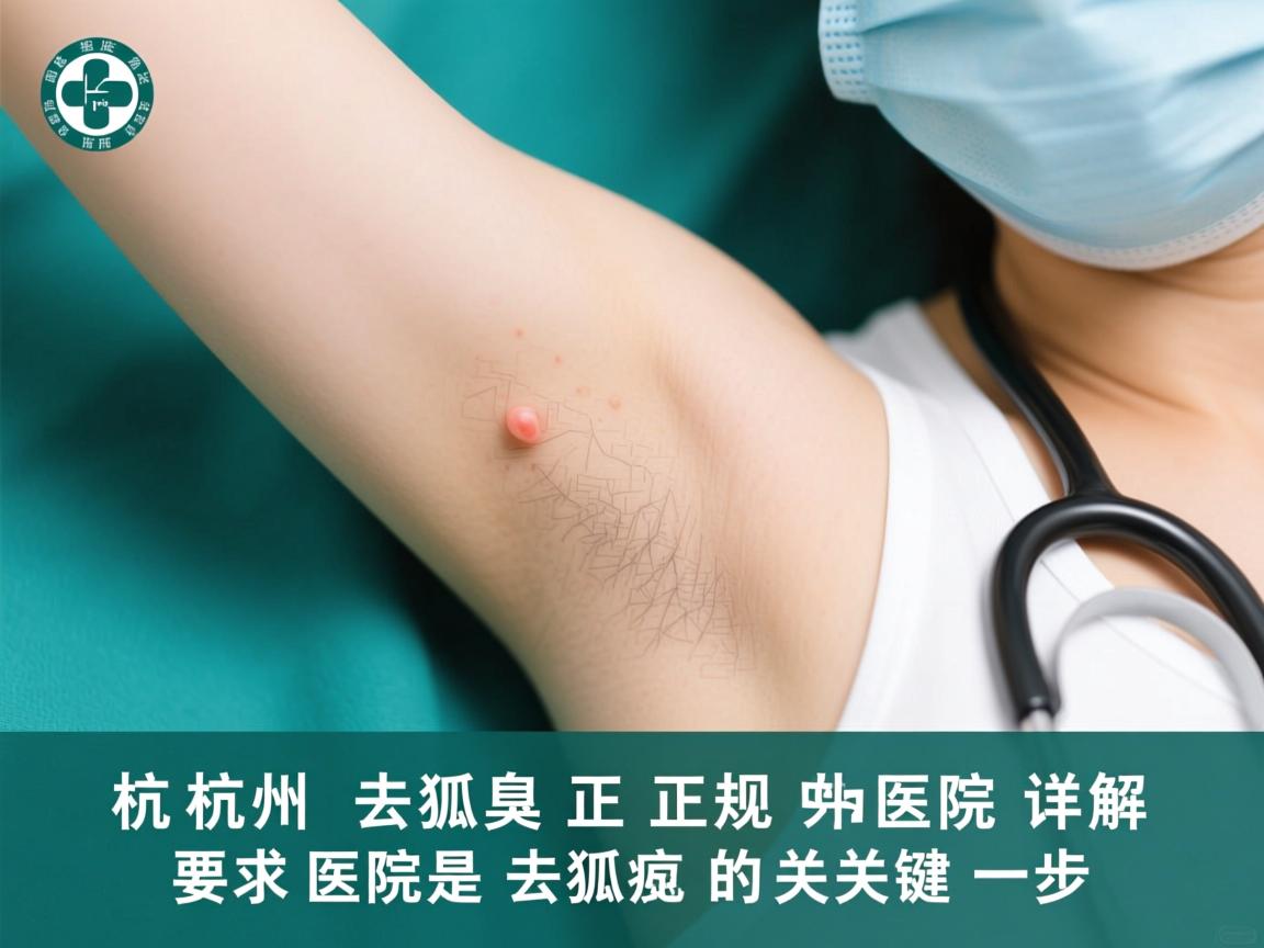 杭州去狐臭正规医院详解,选对医院是去狐臭的关键一步 杭州去狐臭正规医院详解,选对医院是去狐臭的关键一步