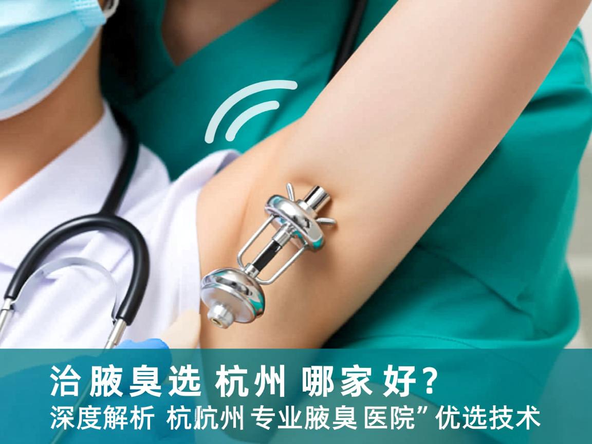 腋臭治疗选杭州哪家好？深度解析杭州专业腋臭医院的优选技术