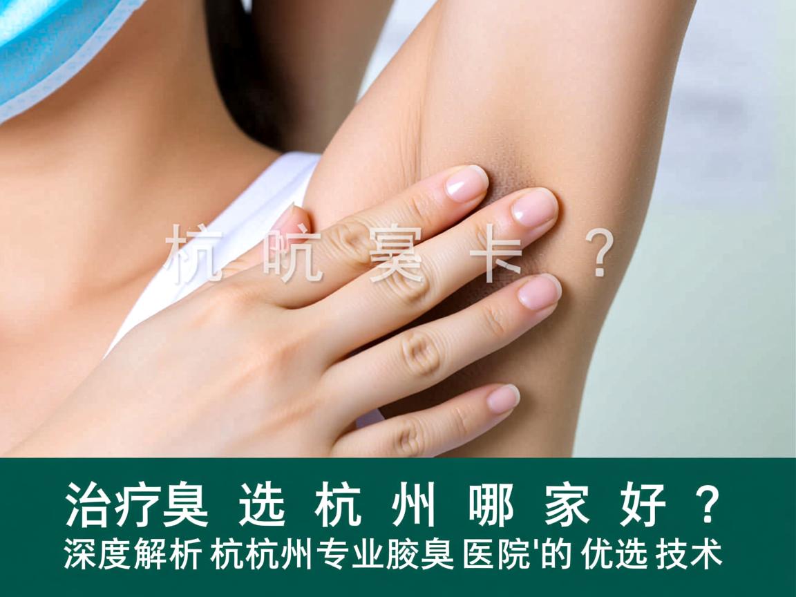 腋臭治疗选杭州哪家好？深度解析杭州专业腋臭医院的优选技术