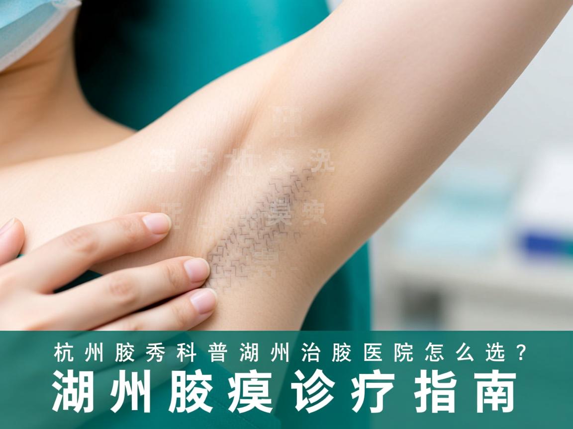 杭州腋秀科普，湖州治腋臭医院怎么选？湖州腋臭诊疗指南